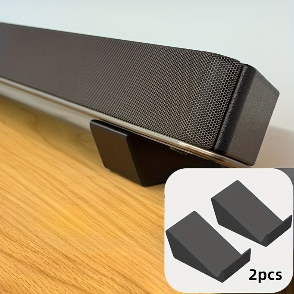 Soundbar Wall Mount Bracket Universal - 2Pcs High Quality Raised Angle Soundbar