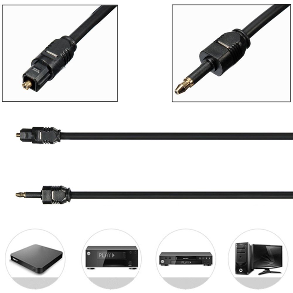 Gold-plated Connector 3.5mm to - огляд і ціна Optical Audio Cable Toslink Gold Plated