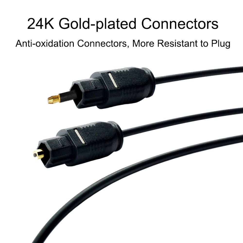 Gold-plated Connector 3.5mm to - огляд і ціна Optical Audio Cable Toslink Gold Plated