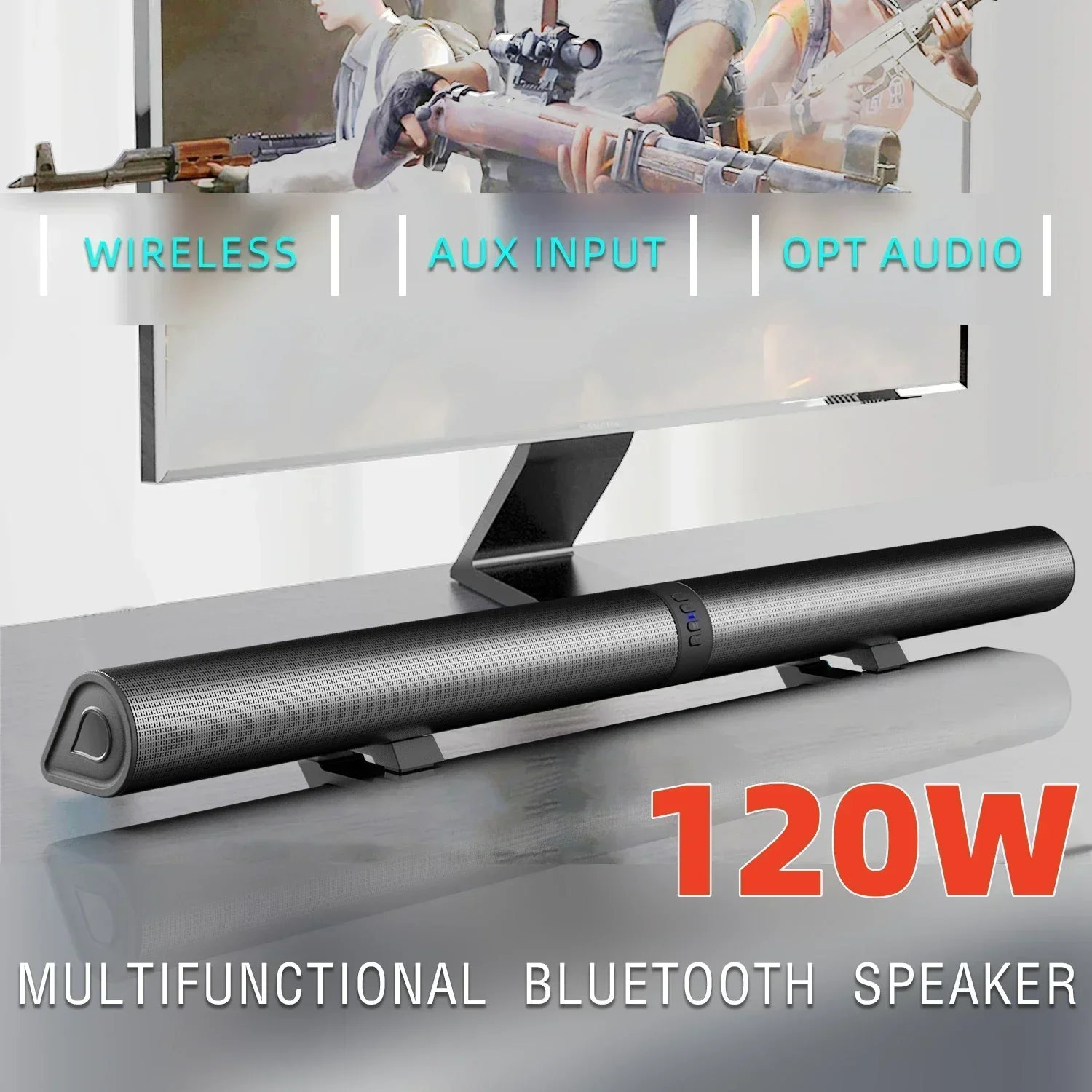 120W BS-56 TV Bluetooth Speake - огляд і ціна Tv Soundbar Optical Bluetooth 120W