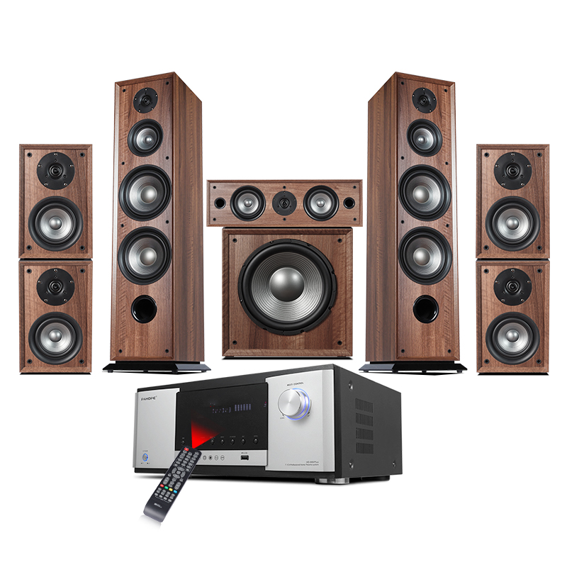 7.1 Tower Wooden Home Theater  - огляд і ціна Home Theater System 7.1 Surround Sound