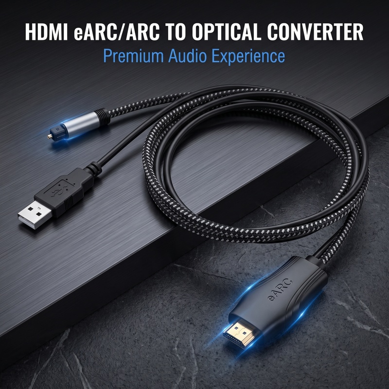 HDMI EARC ARC to Optical SPDIF - огляд і ціна Dolby Atmos Soundbar Hdmi Earc