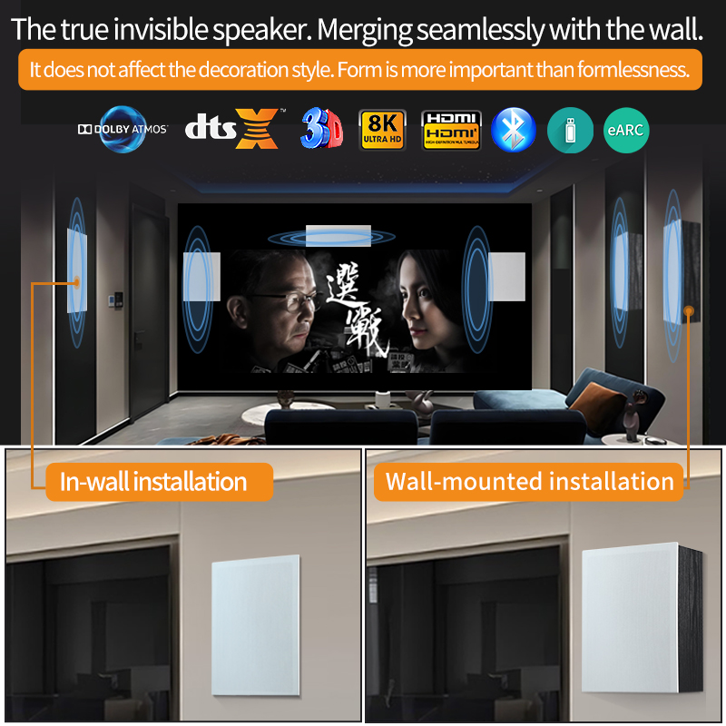 7.1 In-wall Wall-mounted Home  - огляд і ціна Home Theater System 7.1 Surround Sound