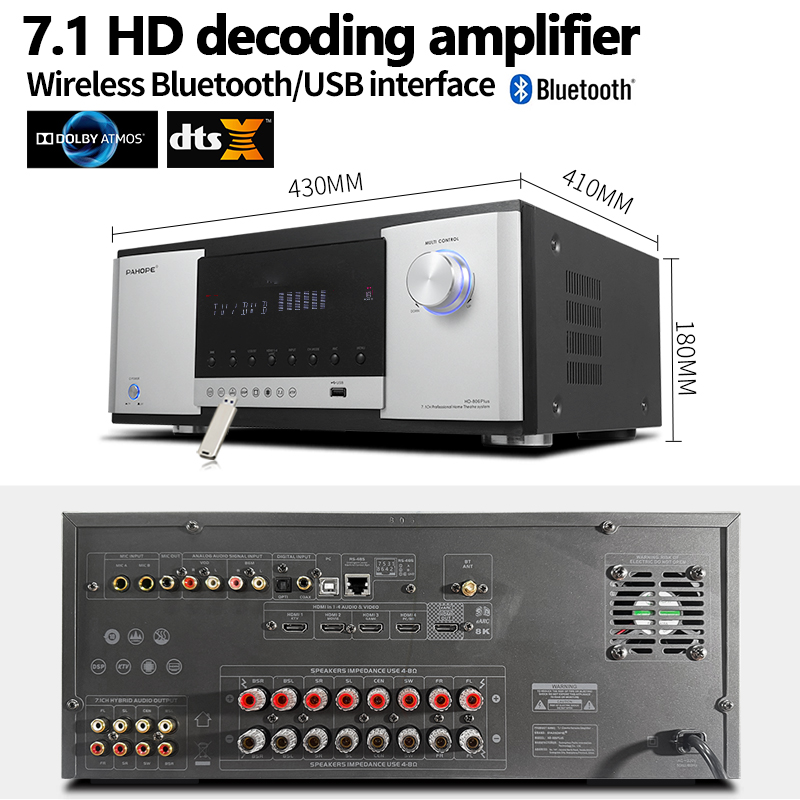 7.1 In-wall Wall-mounted Home  - огляд і ціна Home Theater System 7.1 Surround Sound