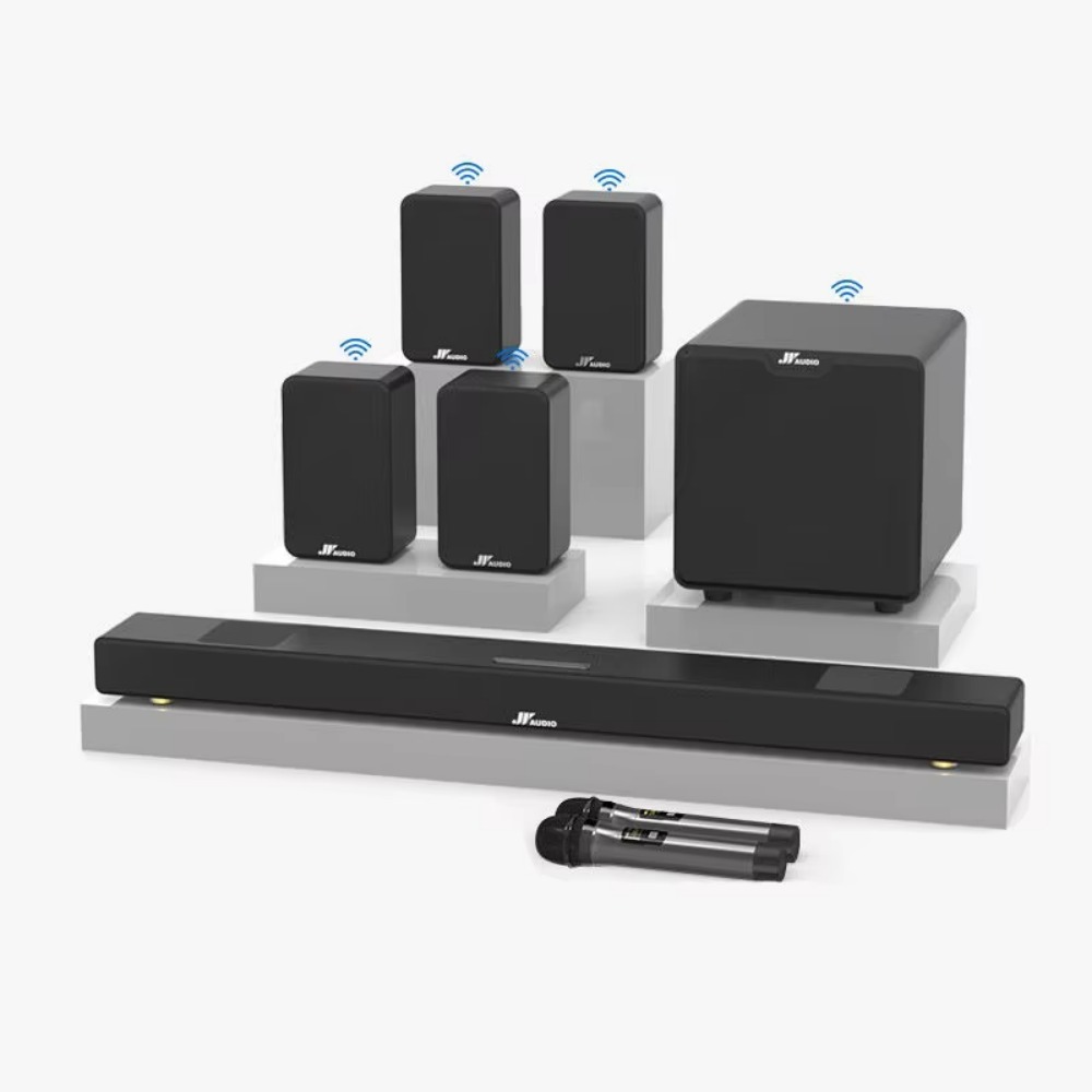 Subwoofer and 2 Pairs of Surro - огляд і ціна Home Theater System 7.1 Surround Sound