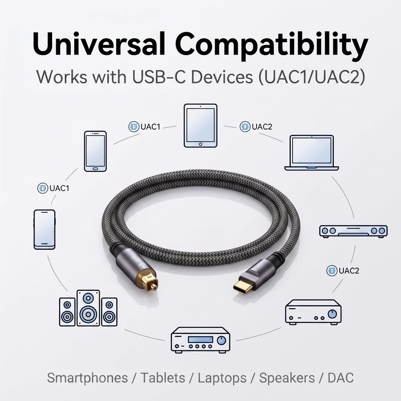 USB C to Optical SPDIF Toslink - огляд і ціна Optical Audio Cable Toslink Gold Plated