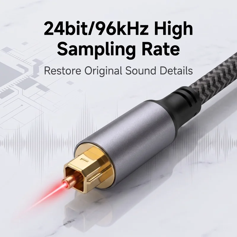 USB C to Optical SPDIF Toslink - огляд і ціна Optical Audio Cable Toslink Gold Plated