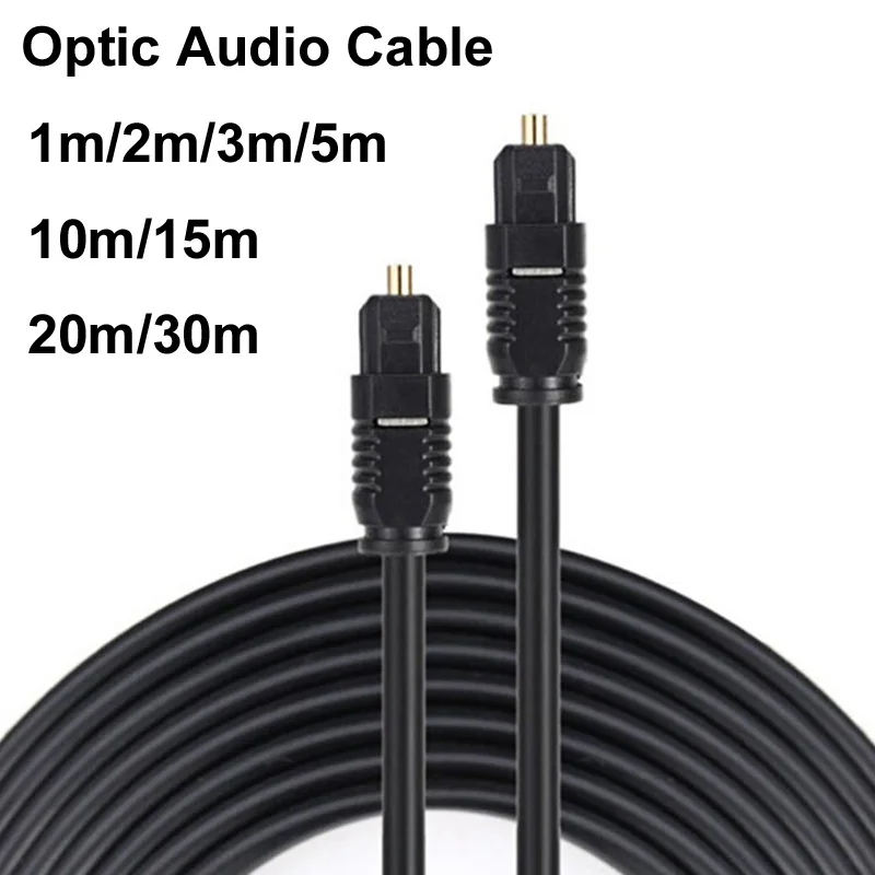 Digital Fiber Optical Optic Au - огляд і ціна Optical Audio Cable Toslink Gold Plated