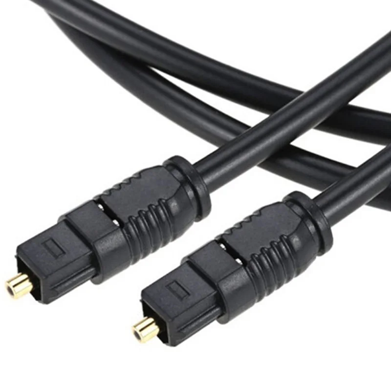 Digital Fiber Optical Optic Au - огляд і ціна Optical Audio Cable Toslink Gold Plated
