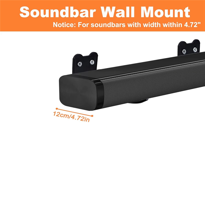 ABXD Universal Type 4.72 Inch  - огляд і ціна Soundbar Wall Mount Bracket Universal