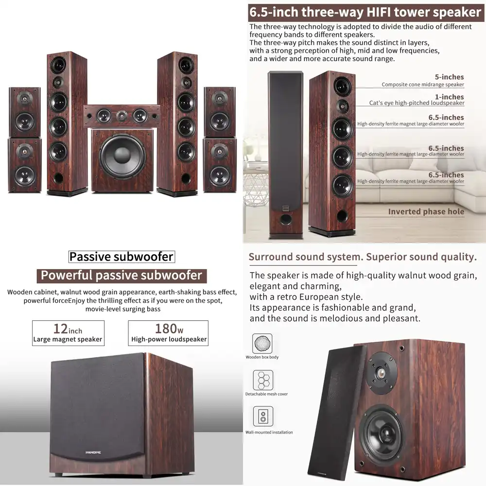 7.1 Tower Home Theater System  - огляд і ціна Home Theater System 7.1 Surround Sound