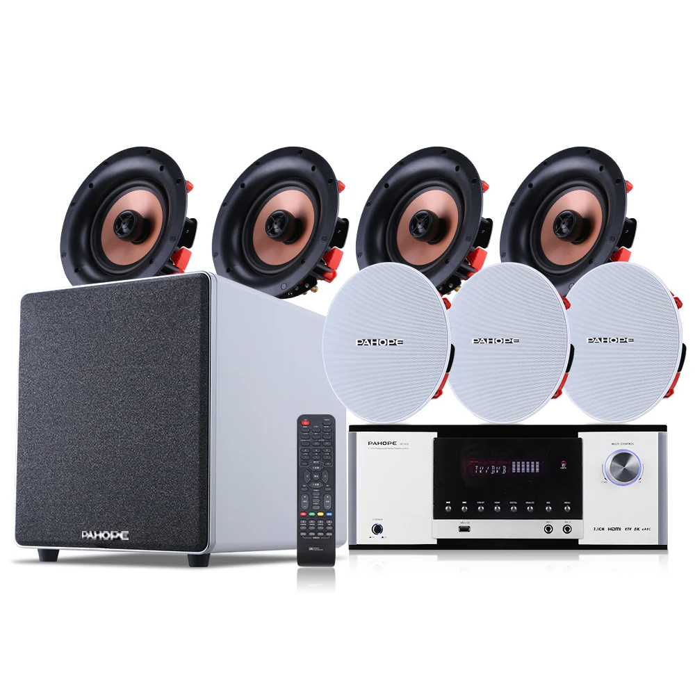 7.1 Home Theater Ceiling Speak - огляд і ціна Home Theater System 7.1 Surround Sound