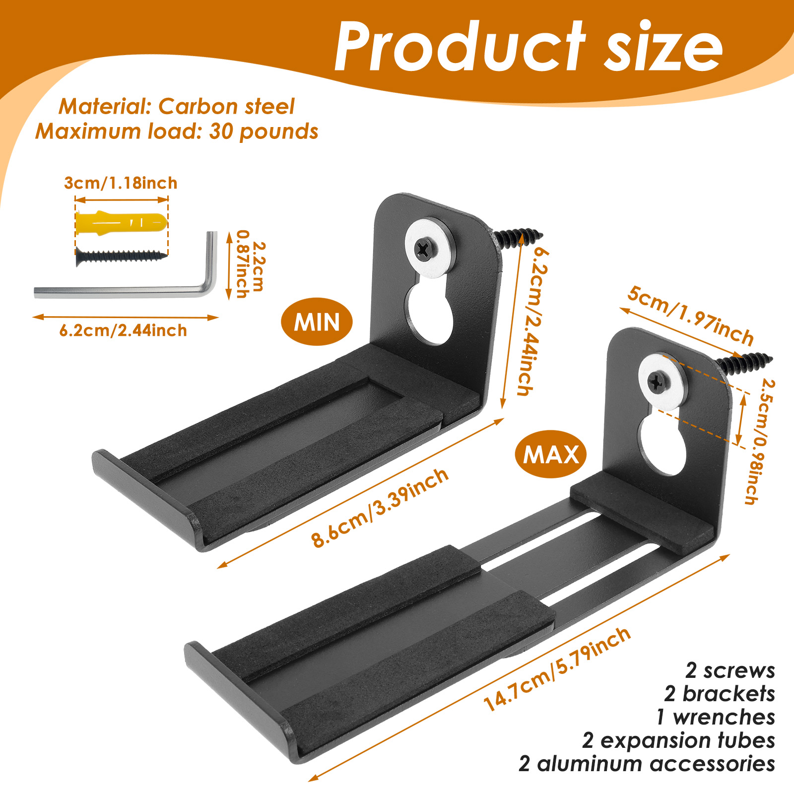 Sound Bar Mount Wall Bracket E - огляд і ціна Soundbar Wall Mount Bracket Universal