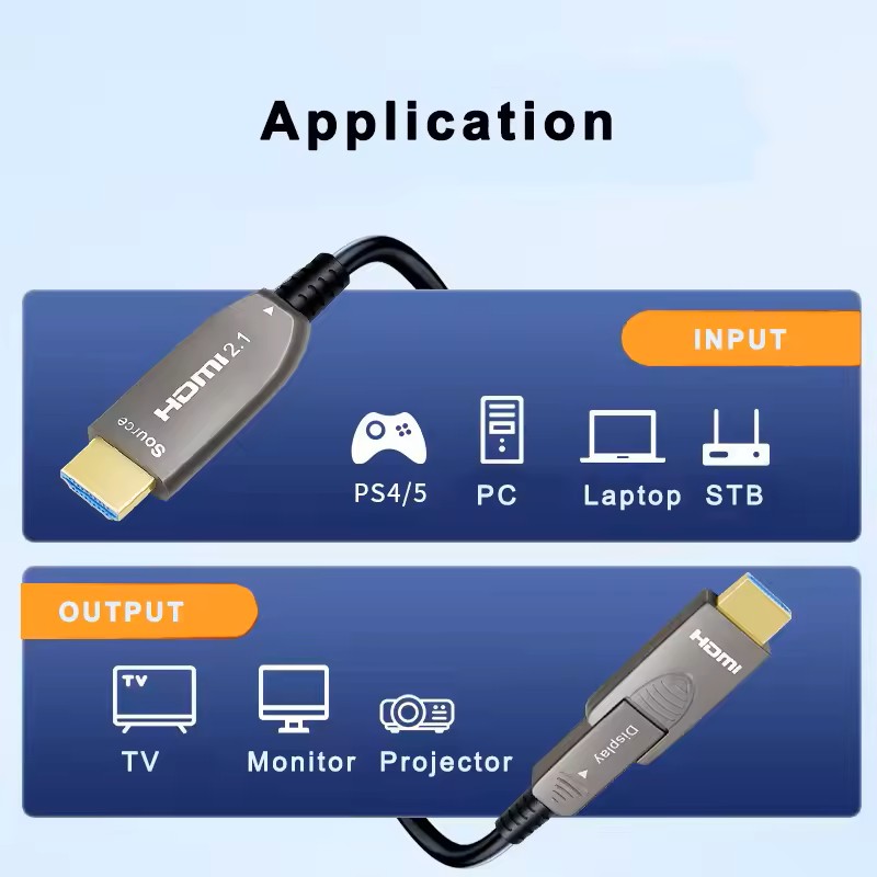 8K Detachable Optical Fiber HD - огляд і ціна Hdmi 2.1 Cable 8K 60Hz 48Gbps Earc
