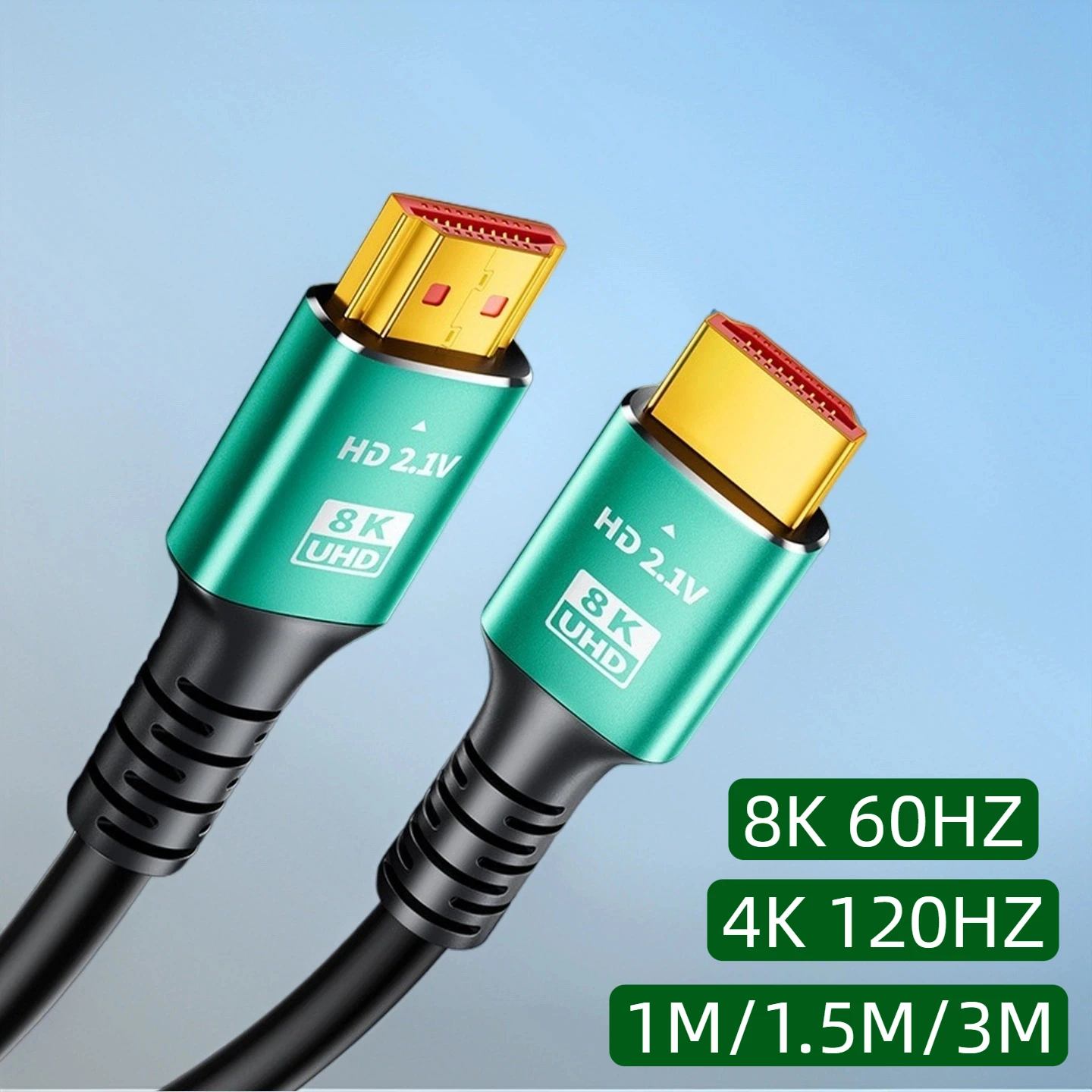 8K HDMI-Compatible Cable 4K@12 - огляд і ціна Hdmi 2.1 Cable 8K 60Hz 48Gbps Earc