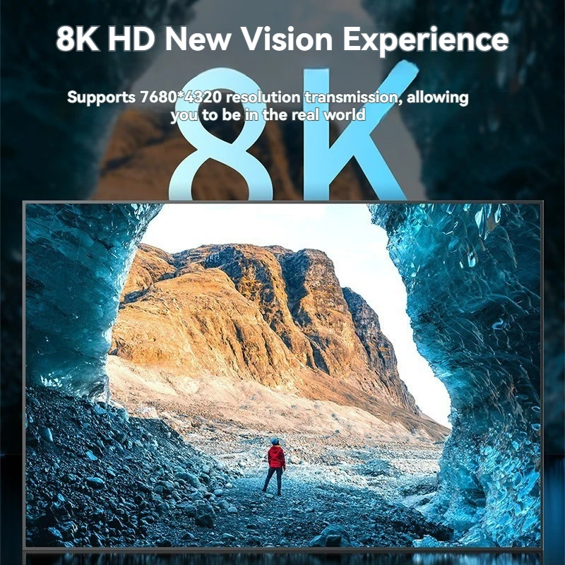 8K HDMI-Compatible Cable 4K@12 - огляд і ціна Hdmi 2.1 Cable 8K 60Hz 48Gbps Earc
