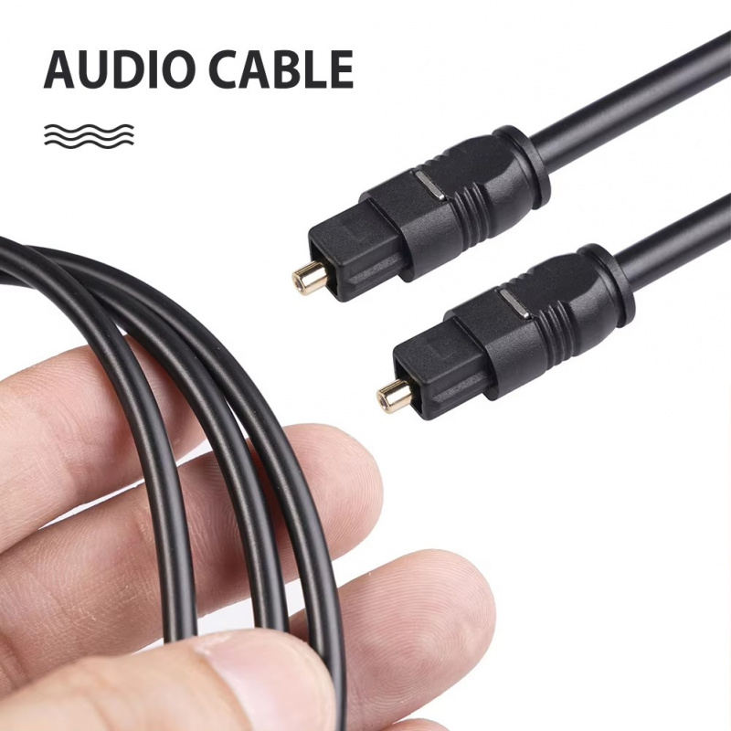 1/2/3pcs High Quality SPDIF MD - огляд і ціна Optical Audio Cable Toslink Gold Plated