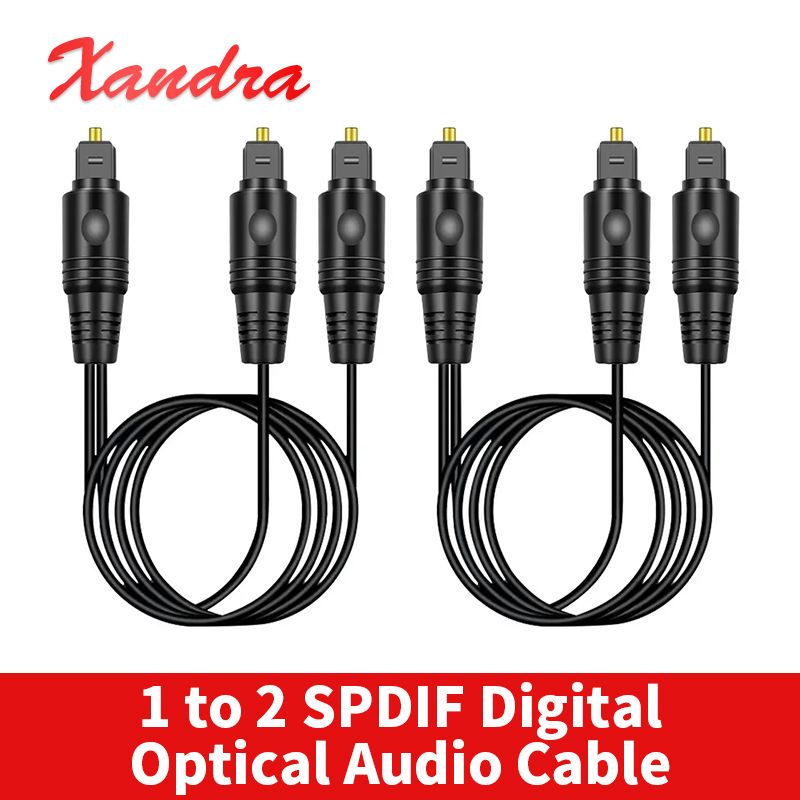 1 to 2 SPDIF Digital Optical A - огляд і ціна Optical Audio Cable Toslink Gold Plated