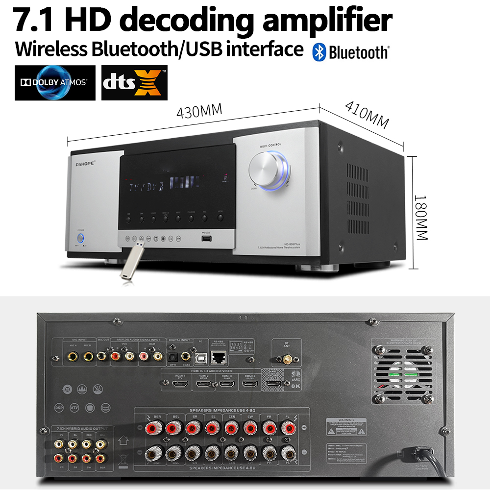 7.1 Tower Home Theater System  - огляд і ціна Home Theater System 7.1 Surround Sound