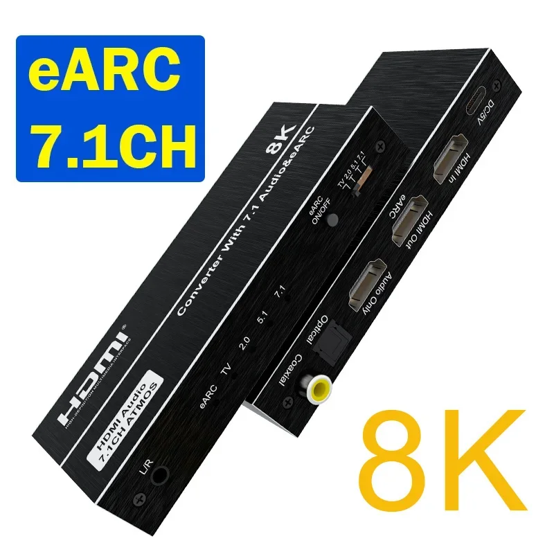 8K 60Hz HDMI EARC Return Audio - огляд і ціна Dolby Atmos Soundbar Hdmi Earc