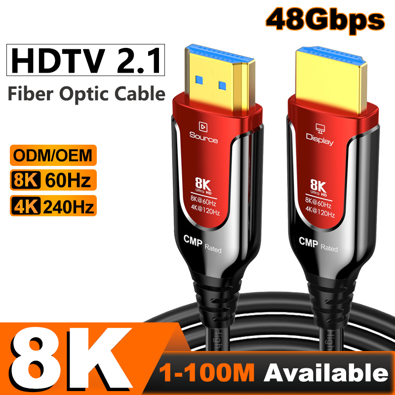 CMP Fire-Rated 8K HDMI 2.1 Fib - огляд і ціна Hdmi 2.1 Cable 8K 60Hz 48Gbps Earc