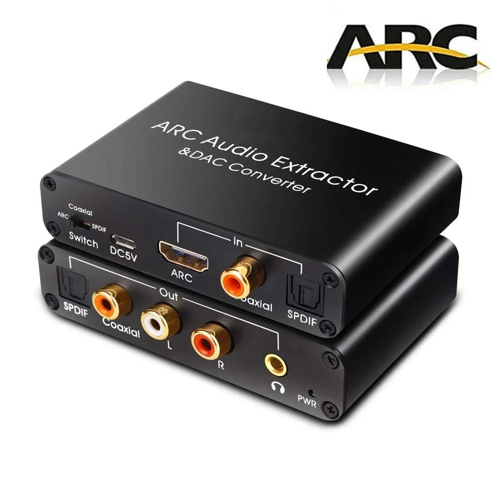 192KHz ARC DAC Audio Extractor - огляд і ціна Dolby Atmos Soundbar Hdmi Earc