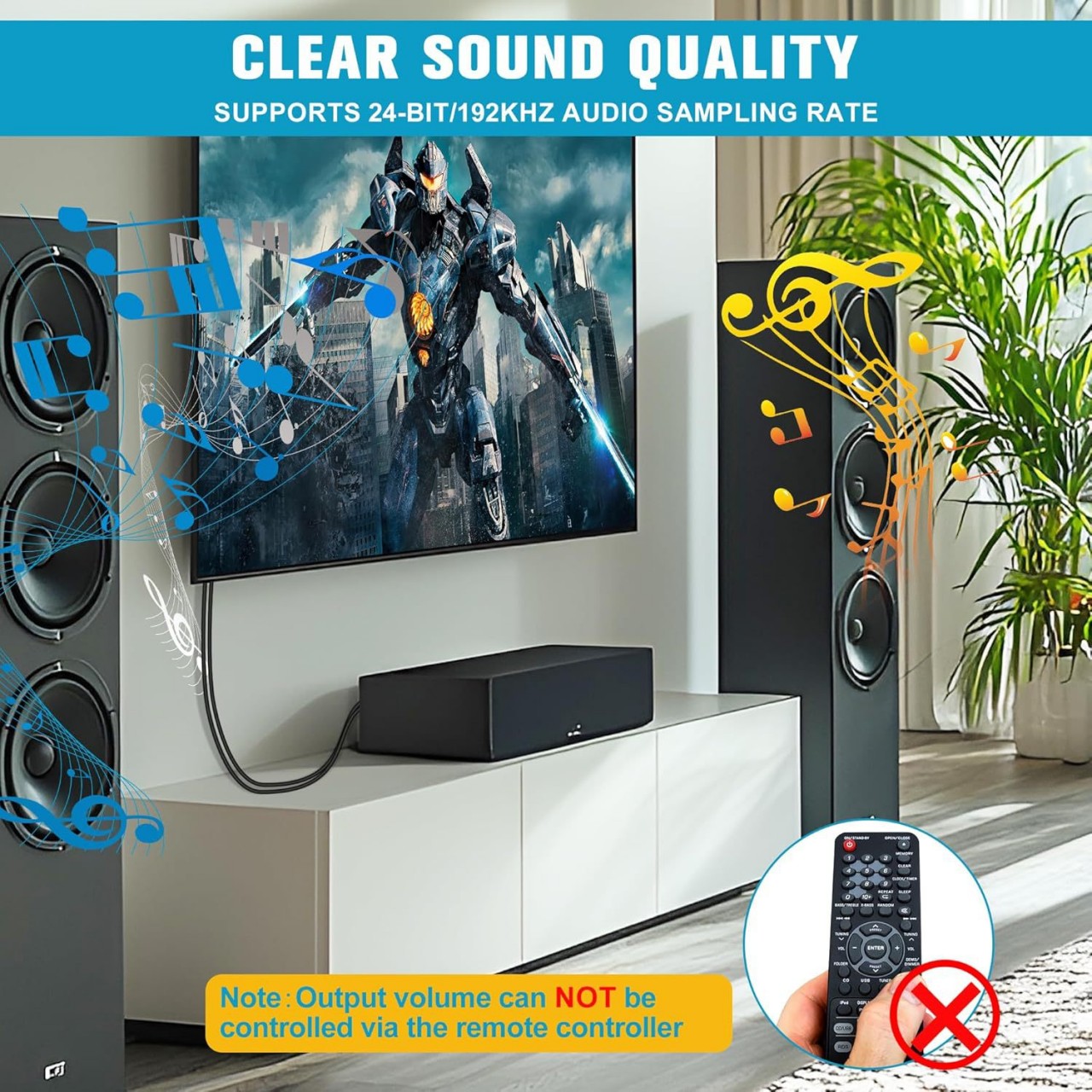 EARC ARC to Optical SPDIF Audi - огляд і ціна Dolby Atmos Soundbar Hdmi Earc