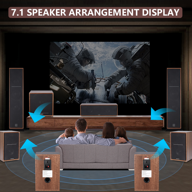 7.1 Tower Home Theater System  - огляд і ціна Home Theater System 7.1 Surround Sound