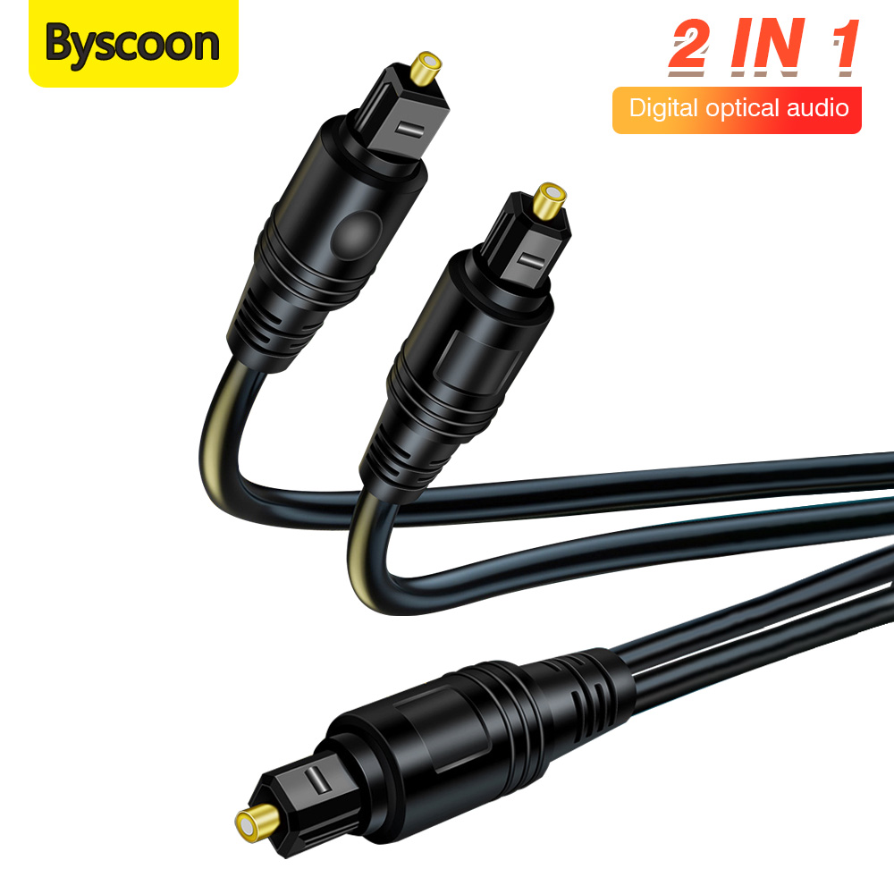 1 To 2 Toslink Gold-Plated Dig - огляд і ціна Optical Audio Cable Toslink Gold Plated