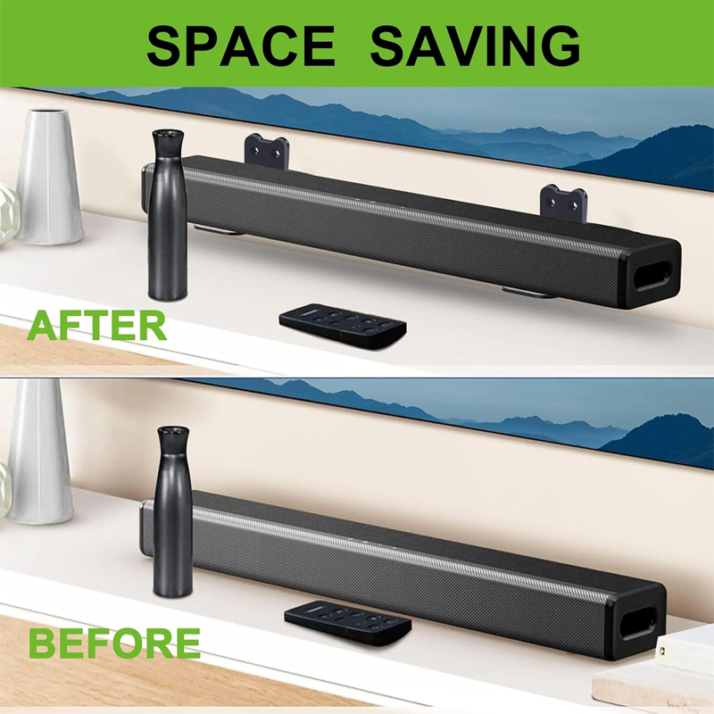 2PCS Adjustable Soundbar Mount - огляд і ціна Soundbar Wall Mount Bracket Universal