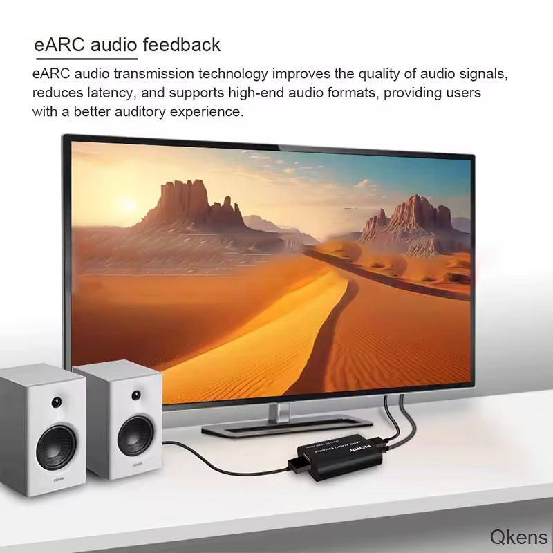 EARC Audio Extractor EARC To H - огляд і ціна Dolby Atmos Soundbar Hdmi Earc