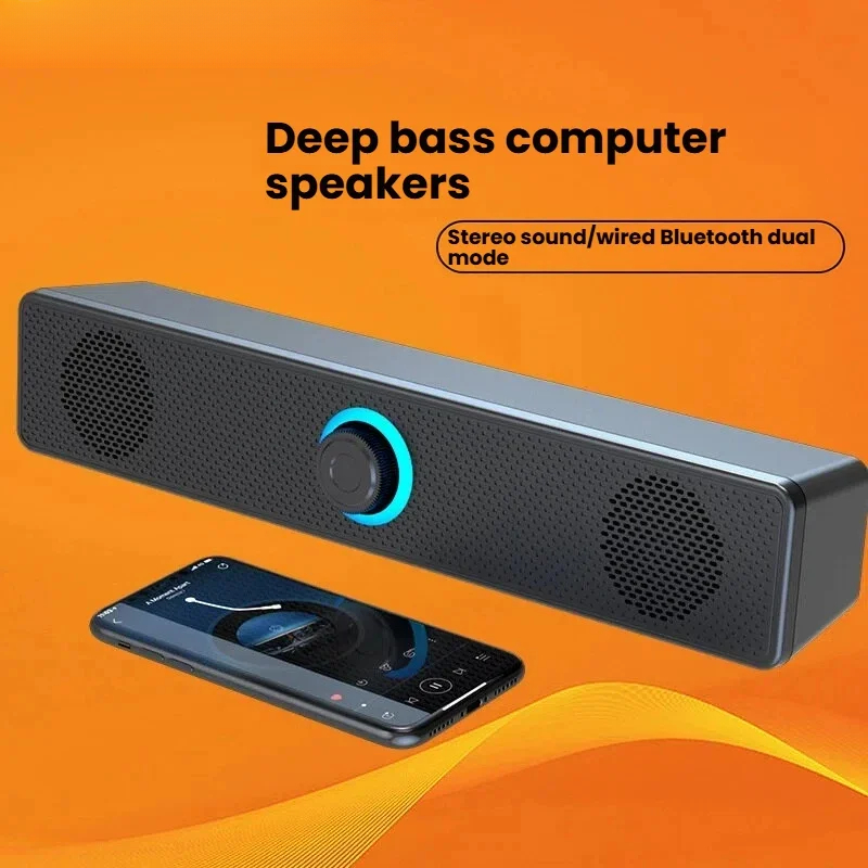 Stereo Computer Speaker Bar wi - огляд і ціна Compact Soundbar For Pc Monitor