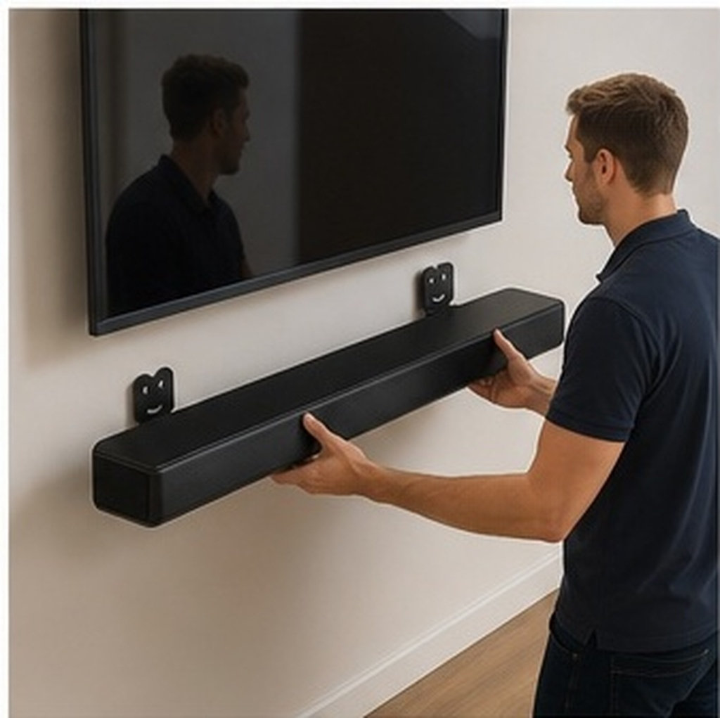 2Pcs Soundbar Wall Mount Brack - огляд і ціна Soundbar Wall Mount Bracket Universal