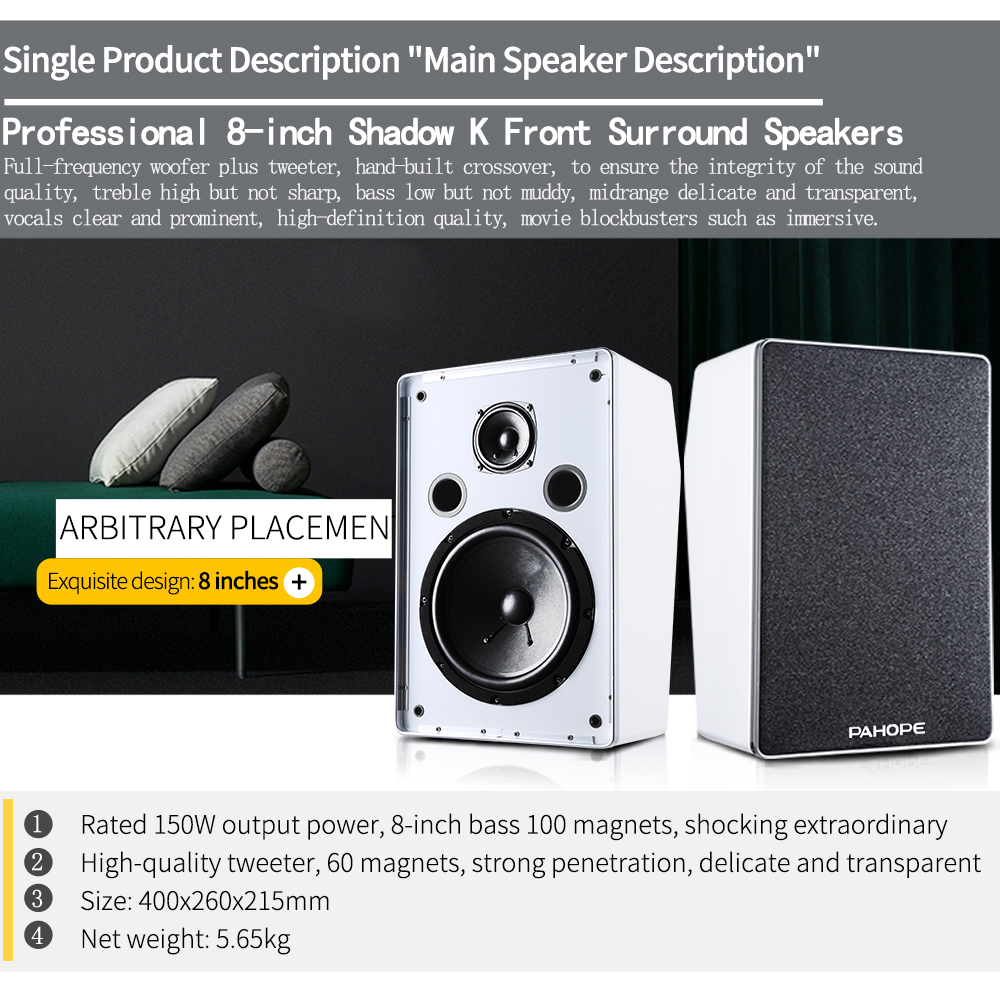 7.1 Home Theater Speakers Prof - огляд і ціна Home Theater System 7.1 Surround Sound