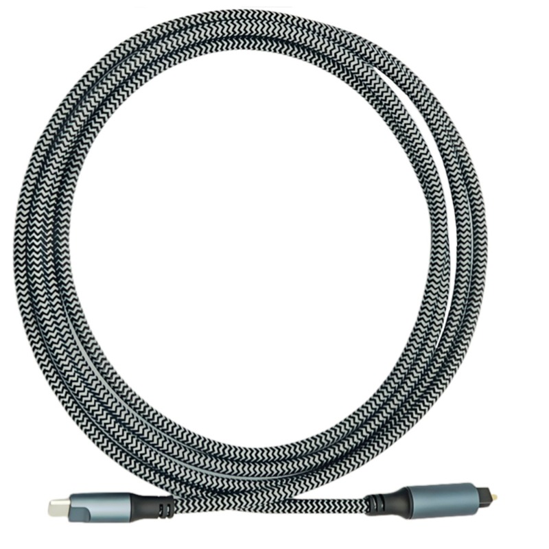 Braided USB C To Optical Audio - огляд і ціна Optical Audio Cable Toslink Gold Plated