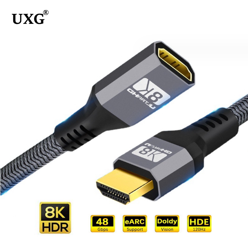 HDMI 2.1 Extension Cable 8K HD - огляд і ціна Hdmi 2.1 Cable 8K 60Hz 48Gbps Earc